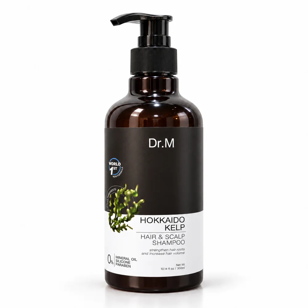 Dr. M Shampoo, three-quarter view