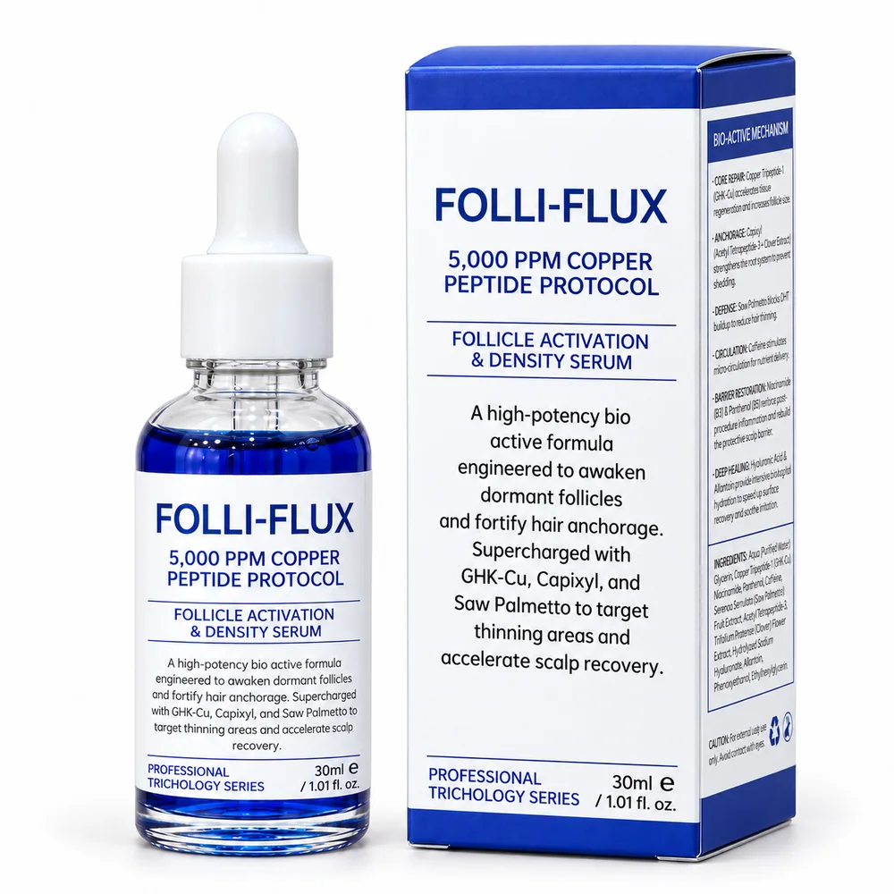 Folli-Flux, three-quarter view
