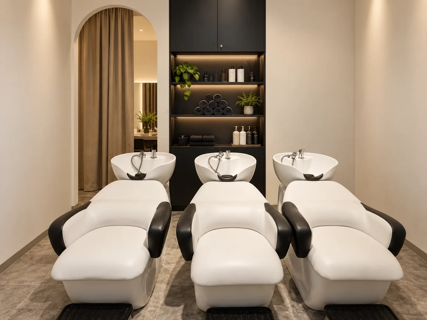 Hair wash room at NPM Malaysia