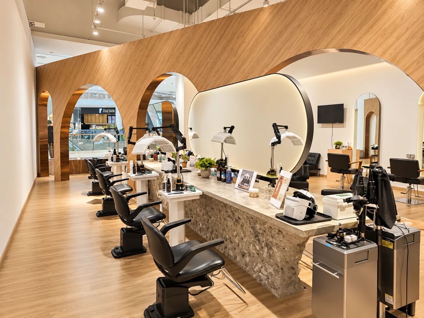 Scalp treatment stations at NPM Malaysia